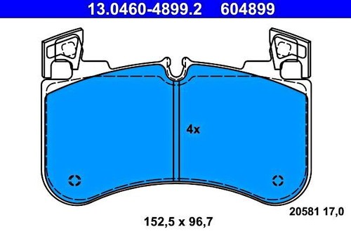 Disc brake pad - disc,