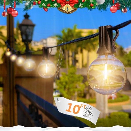 10ft led outdoor string lights - 10ft,