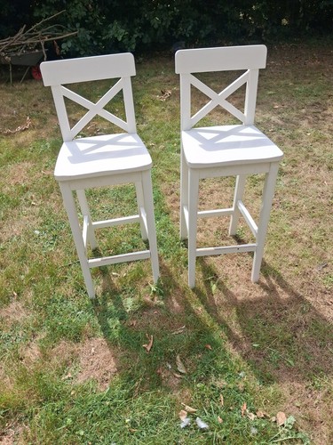 Pair vintage bar stools - pair, of