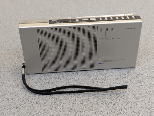 Vintage sony icf - icf-m20l, portable