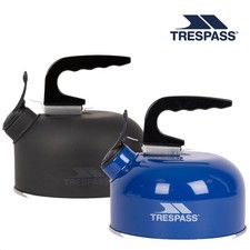Trespass Enamel Coated Lightweight 1L Whistling Kettle - Boil