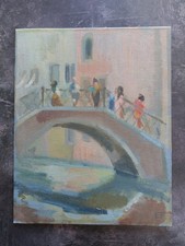 Crossing Bridges - Oil on