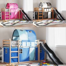 Bunk Bed with Slide Loft Bed