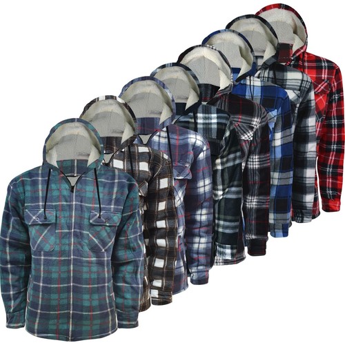 Mens hooded lumberjack - mens, padded