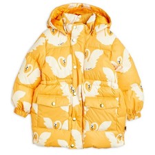 Mini Rodini Yellow Swan Heavy Puffer Jacket Size: 92/98