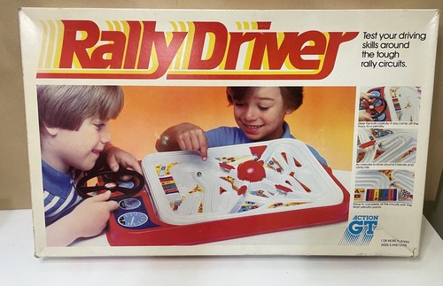 Vintage rally driver action - driver, gt
