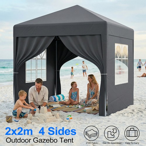 Pop gazebo 2 5x2 5m - 2×2m, 2.5x2.5m