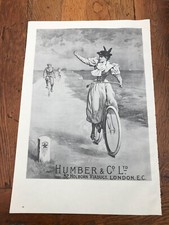 1973 bicycle poster ! humber