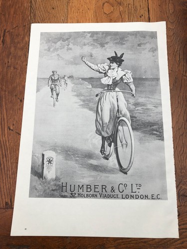 1973 bicycle poster humber - 1973,