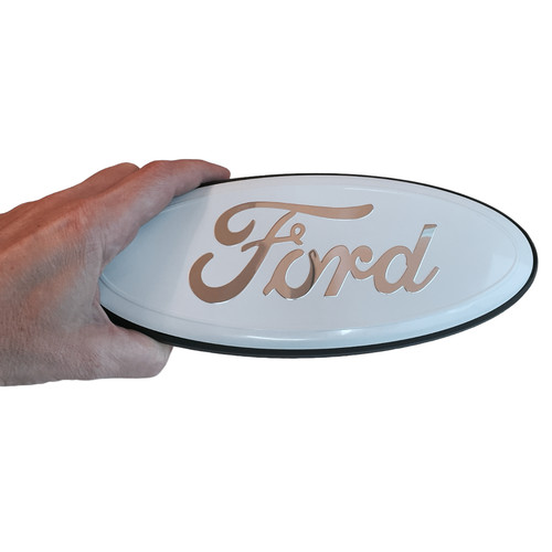 Ford truck white emblem - ford,