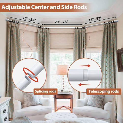 Bay window curtain - bay,