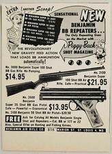 1958 Print Ad Benjamin BB