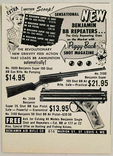 1958 print benjamin - print, ad