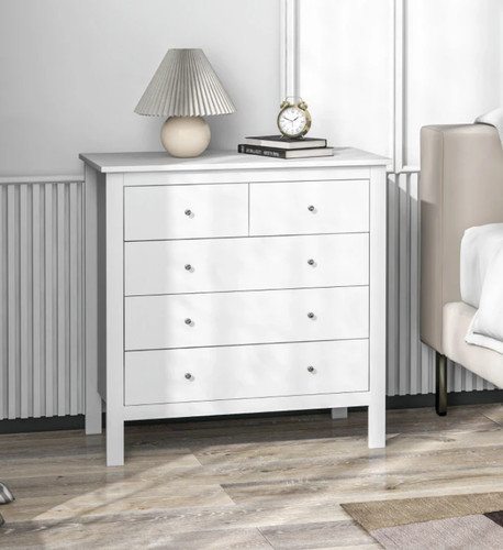 Shabby chic sideboard white - sideboard,