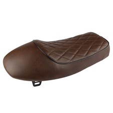 Brown Motorcycle Seat Flat