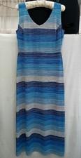 Bravissimo Jersey Maxi Dress Blue Mix 16RSC Really Super Curvy NWOT