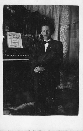 Old photo postcard man a - photo, postcard-man