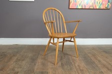 Ercol Windsor Light Elm Carver Dining Chair - New Shape