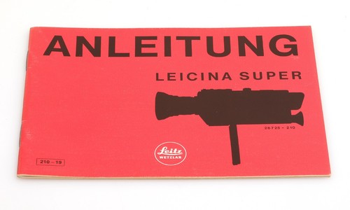 Leica leitz leicina - leicina, super