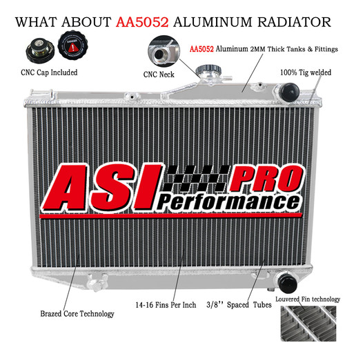 Row core radiator aluminium - 3,