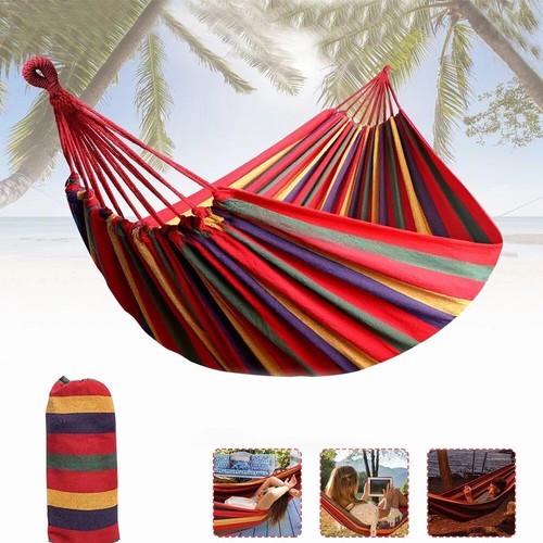 Person camping hammock - camping,