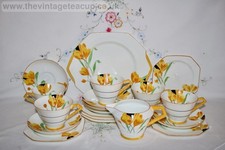 RARE Hand Painted Art Deco