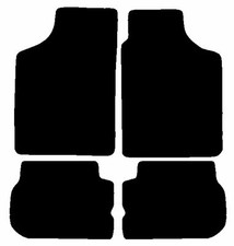 Tailored For Suzuki Swift 3dr GTI 1992-1997 Black Basic Car Mats Autostyle