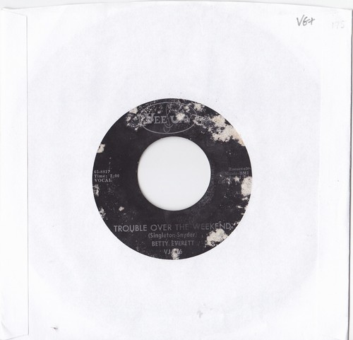 Betty everett trouble over the - betty,