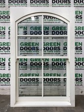 ARCHED GEORGIAN BARS WINDOW BOX SASH EXTERNAL EXTERIOR TOP DOUBLE GLAZED WHITE