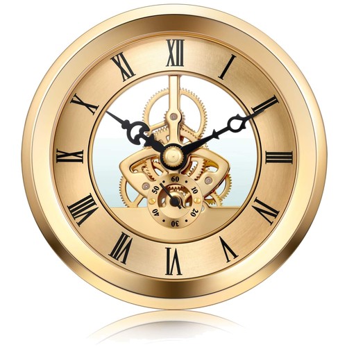 Gold skeleton clock insert - gold,