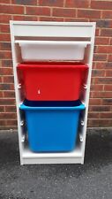 Ikea Trofast Storage Unit White Blue Red Boxes S M L Toys Shoes Clothes Cosmetic