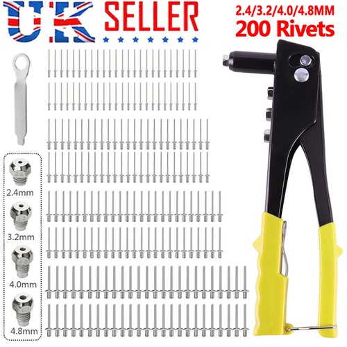 Heavy duty hand - heavy, rivet