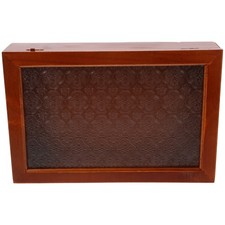  Wood Jewelry Display Case Large Wooden Box Tea Bag Holder Organizer