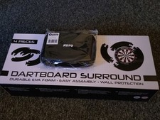 ENGELHART Dartboard Surround & KOTO Darts Case - Black
