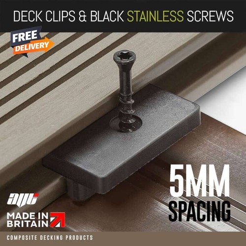 Composite decking clips - composite,