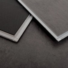 Click Vinyl Tiles SPC | Premium 6.50mm Thick | Waterproof LVT | Black Slate