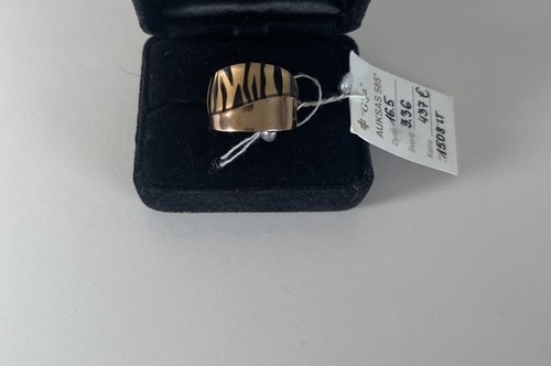 Gold ring 585 - ct, m
