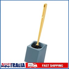 Household Toilet Brush with Long Handle Durable Material & Convenient Holder