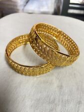 Asian indian / pakistani bangles 22k gold plated
