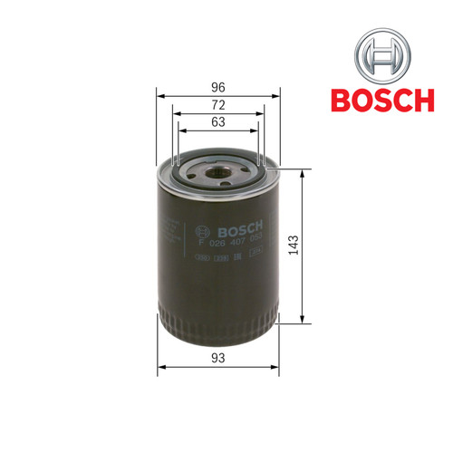 Oil filter bosch - bosch, 407