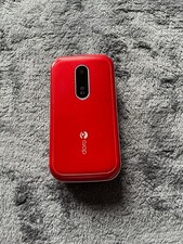 Doro Phone Easy 6620 DFC-0260 Mobile Phone (Unlocked) Flip Fold BIG Keypad Red
