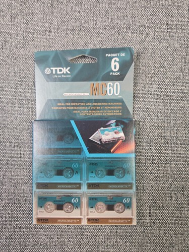 New tdk pack microcassettes - new,