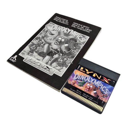Atari lynx dinolympics game - atari,