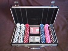 Casino Poker Chip Set With