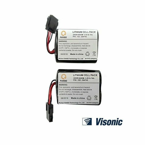 Visonic siren battery twin - visonic,