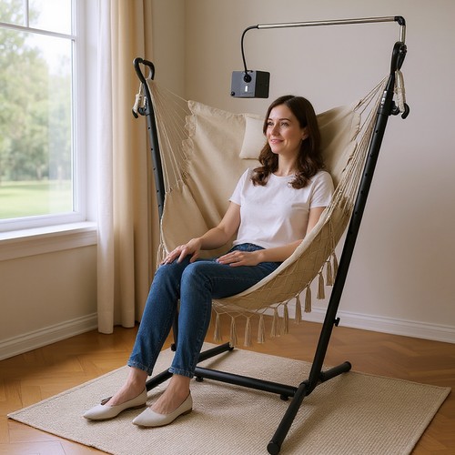Hammock chair stand height - w/,