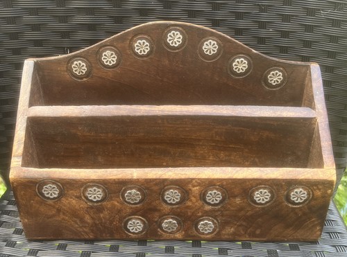 Vintage hand carved wooden - hand-carved,