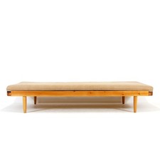 Retro Vintage Danish Pine Single Day Bed Sofa Futon Mid Century Modern 50s 60s