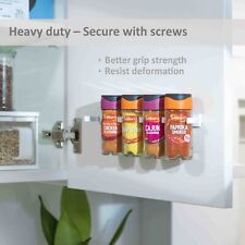 30 SPICE JAR GRIPPER SPICE RACK STORAGE CUPBOARD DOOR CABINET SPICE HOLDER