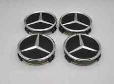 4 x Black Mercedes Benz 75mm